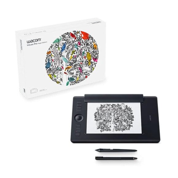 Wacom Intuos Pro Paper Edition digital graphic drawing tablet and case Medium - Picture 3 of 16